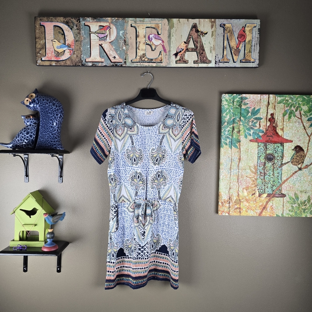 MOLLY BRACKEN paisley dress medium